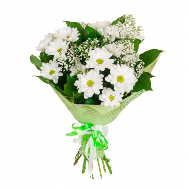 Букет цветов "Привет, ромашки"
